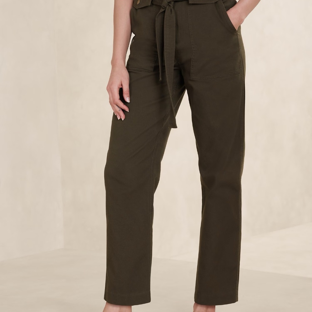 Utility Tie-Waist Pant | Banana Republic
